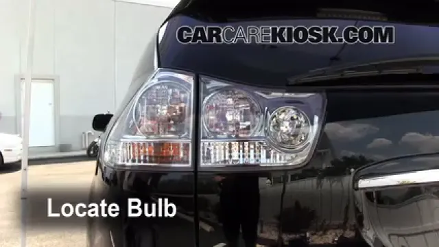 2008 Lexus RX350 3.5L V6 Luces Luz de giro trasera (reemplazar foco)